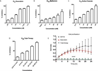 Combination of Metformin, Sodium Oxamate and Doxorubicin Induces Apoptosis and Autophagy in Colorectal Cancer Cells via Downregulation HIF-1α